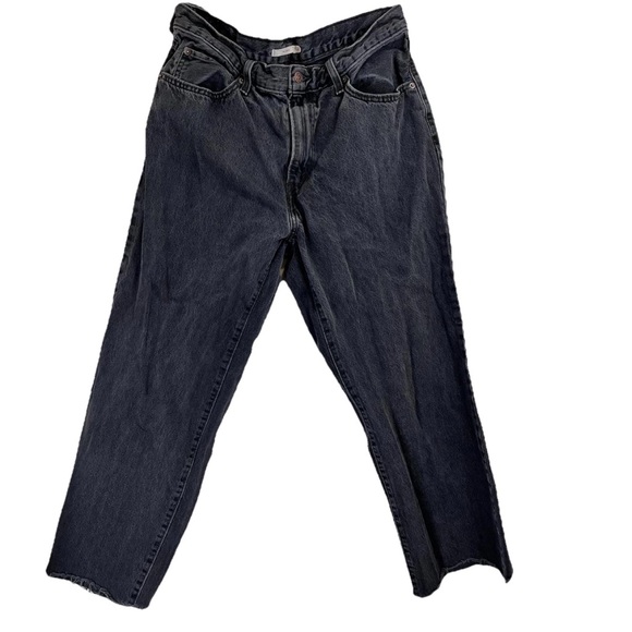 Levi's Women's 94 Baggy Wide‎ Leg Jean Size32x26 Raw Hem - Picture 1 of 6